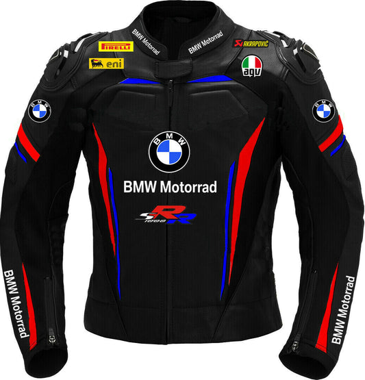 DAJ 0217 BMW Motorrad Men's Sport Motorcycle Leather Jacket